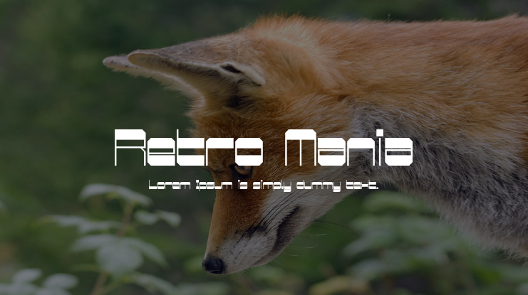 Retro Mania Font