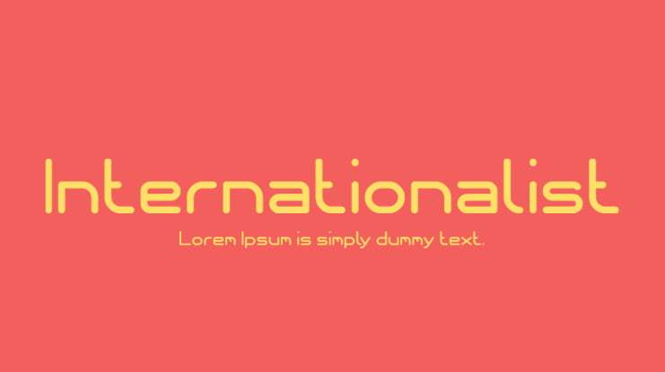 Internationalist Font Family