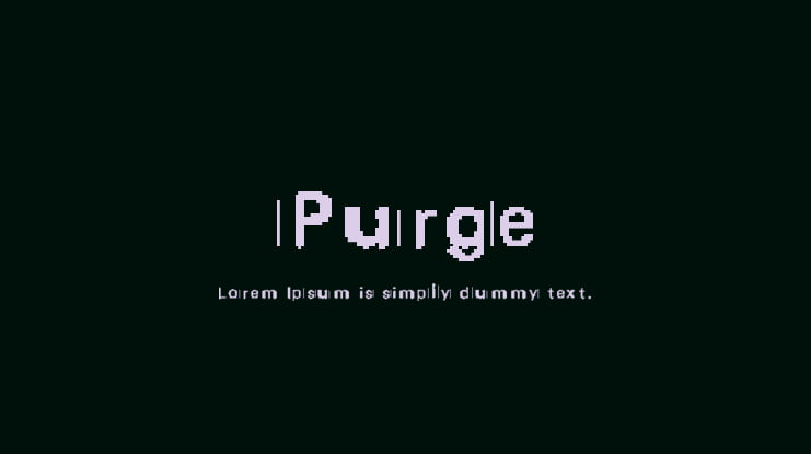 Purge Font