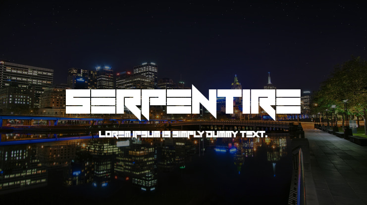 Serpentire Font