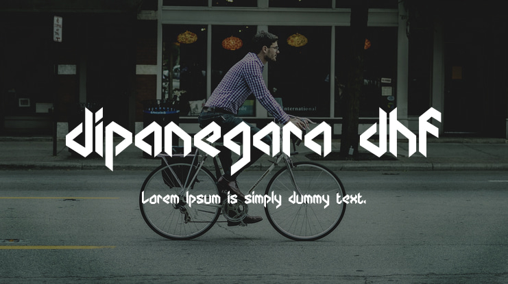 dipanegara dhf Font