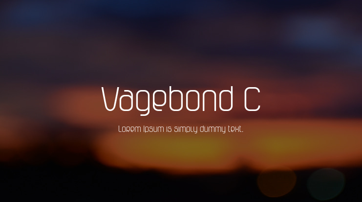 Vagebond C Font