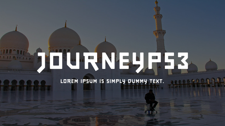 JourneyPS3 Font