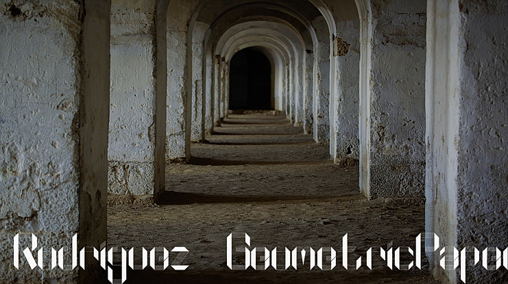 Rodriguez_GeometricPaper Font