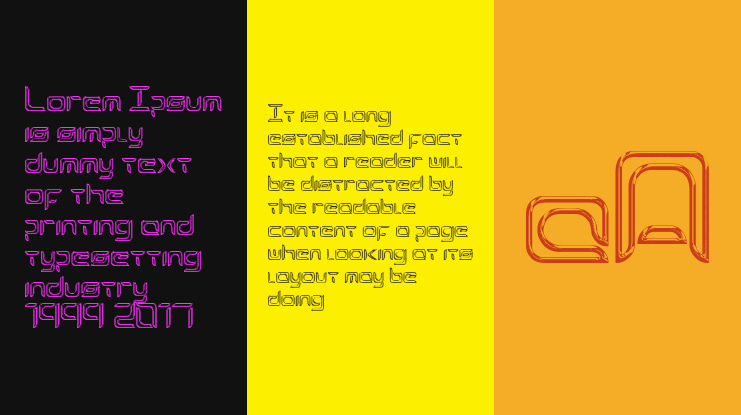 Exynos Reflecter Font Family