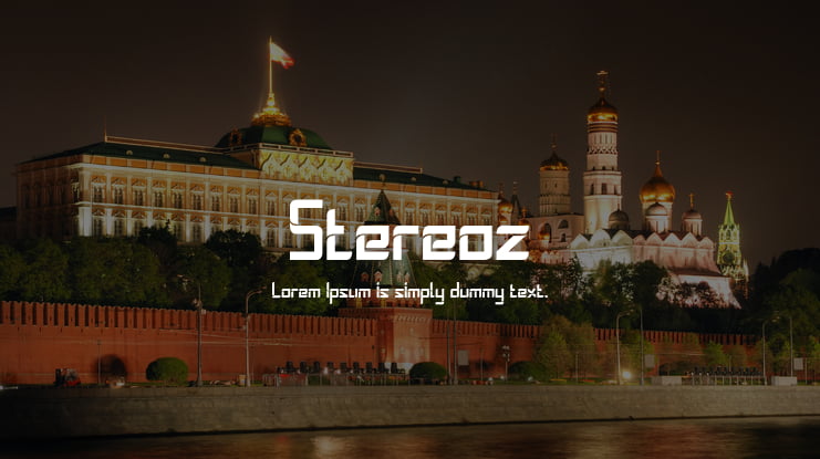 Stereoz Font