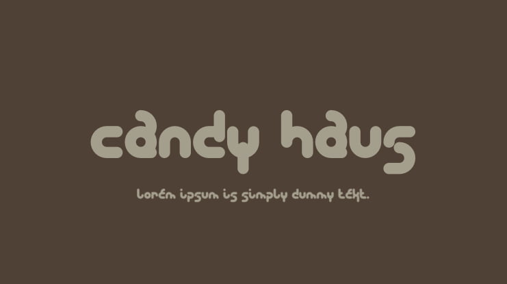Candy Haus Font