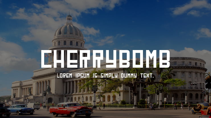 CherryBomb Font