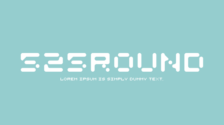 525round Font Family