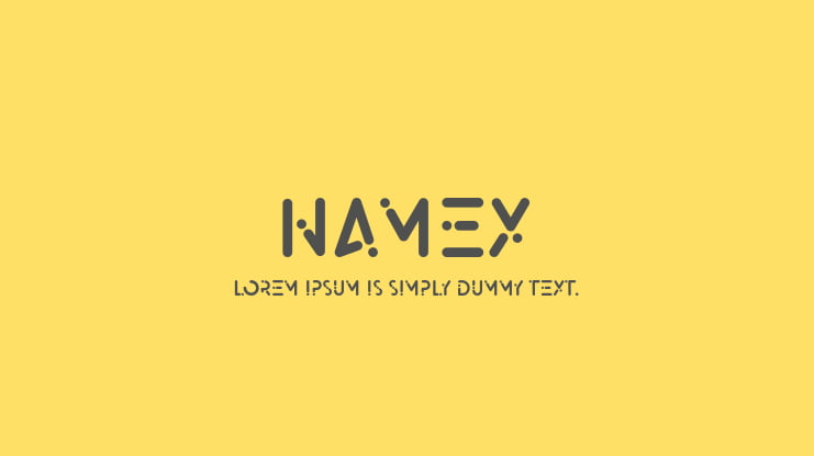 namex Font