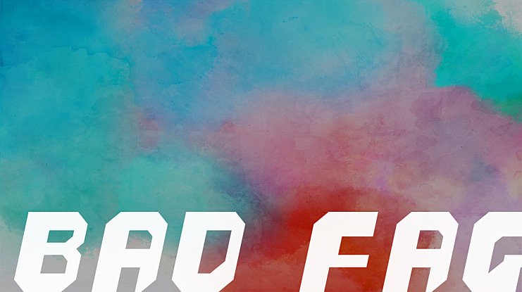 bad fag Font