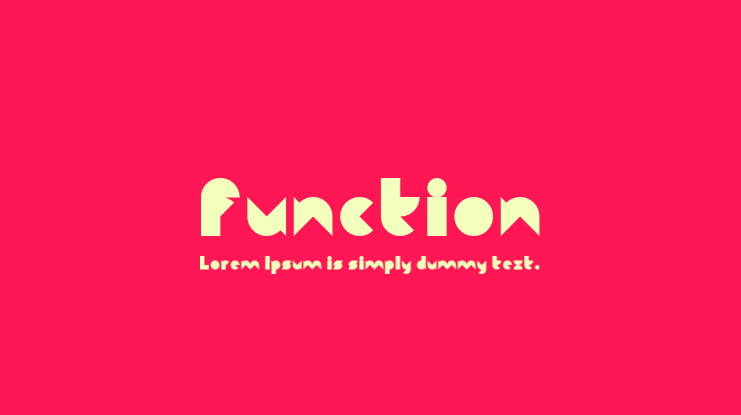 Function Font