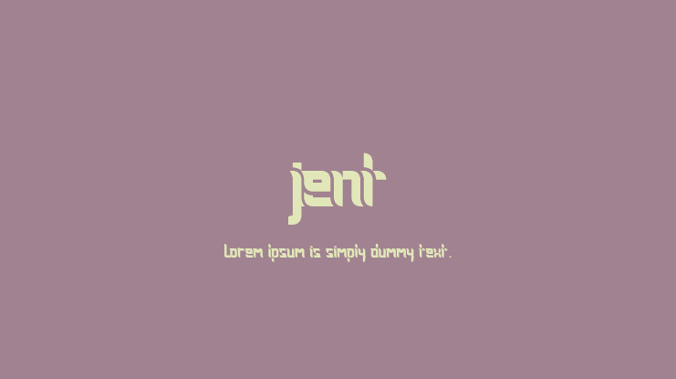 jent Font