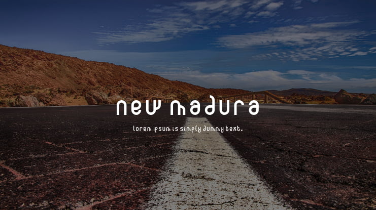 New Madura Font
