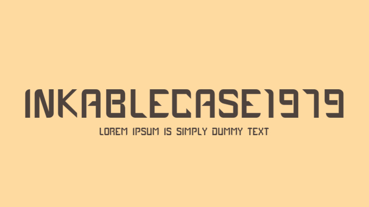 InkableCase1979 Font