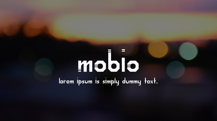 Mobio Font