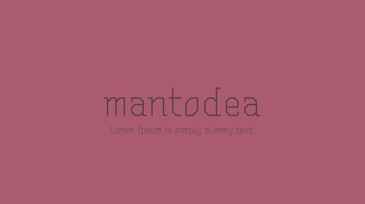 mantodea Font