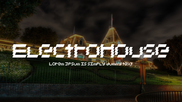 ElectroHouse Font