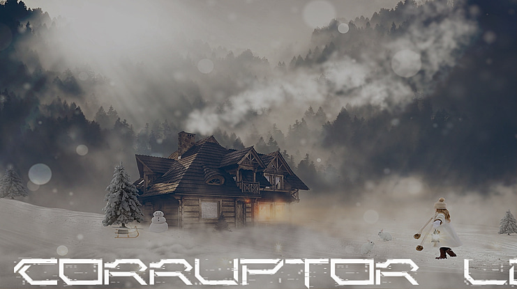 Corruptor LDR Font