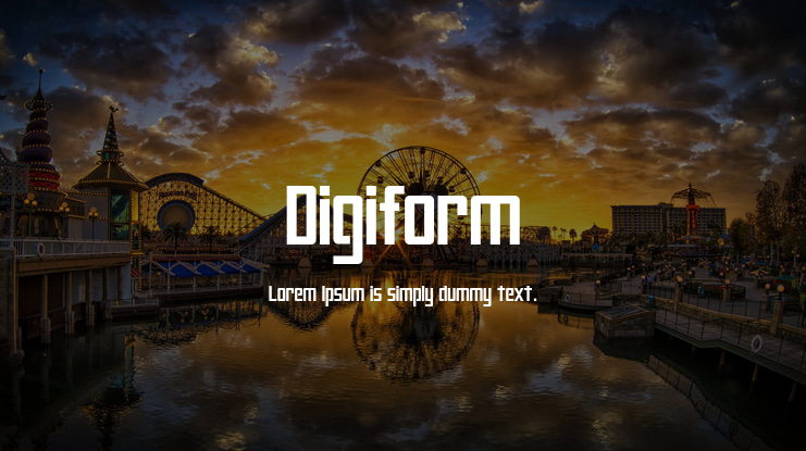 Digiform Font