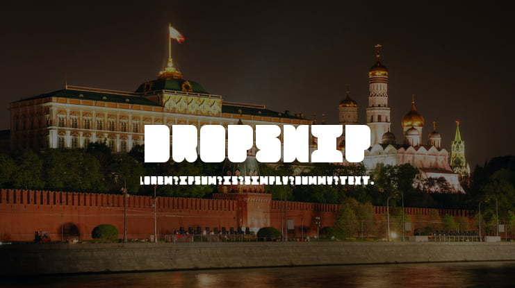 Dropship Font