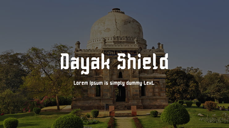 Dayak Shield Font Family