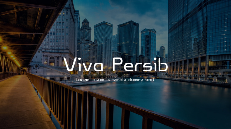 Viva Persib Font
