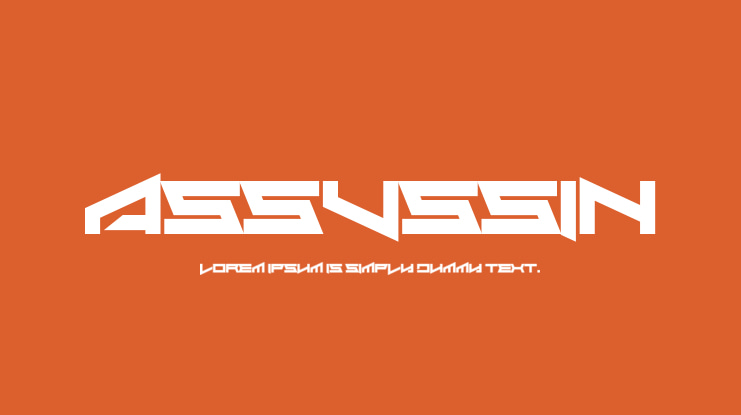 Assvssin Font