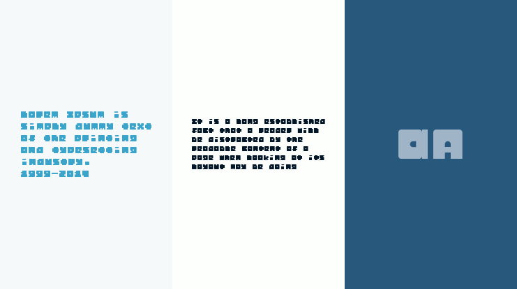 Monosquare Font