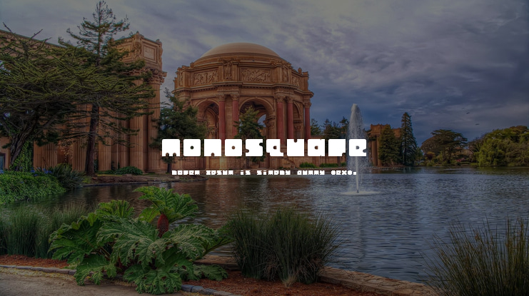 Monosquare Font