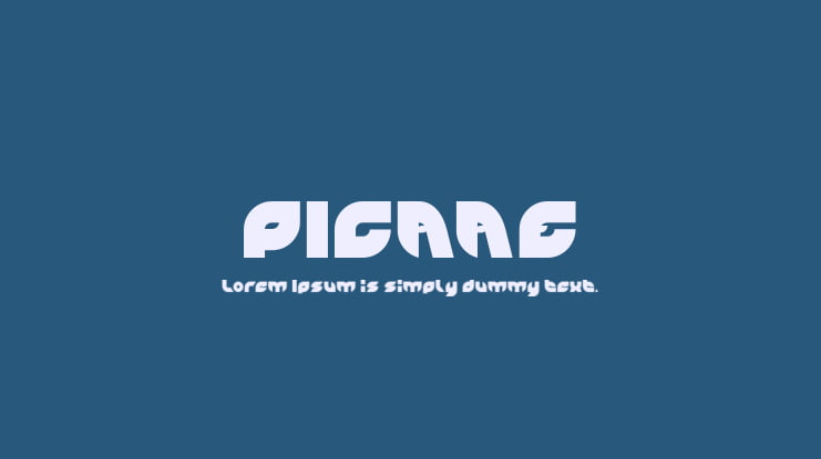 PICAAE Font Family