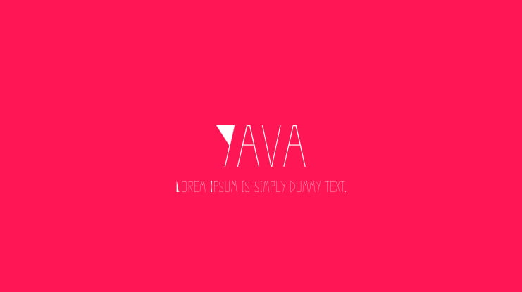 Yava Font