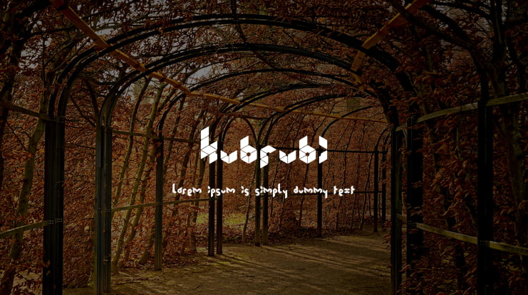 Kubrubi Font