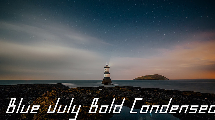 Blue July Font Family