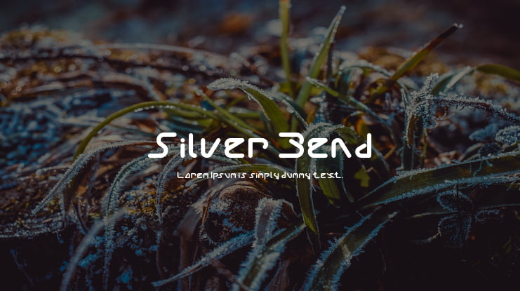 Silver Bend Font Family