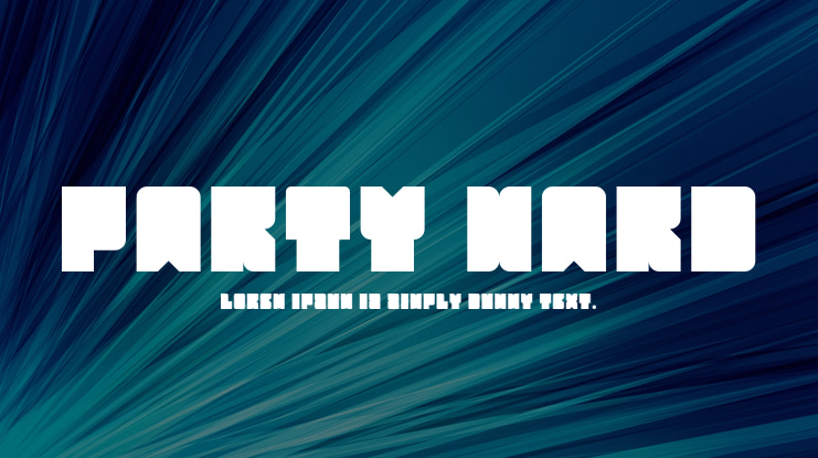 Party Hard Font