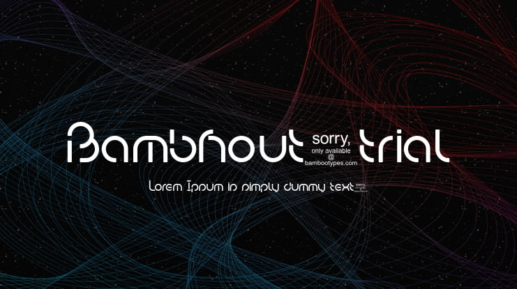Bambhout_trial Font