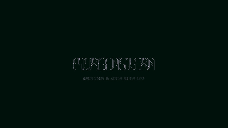 Morgenstern Font
