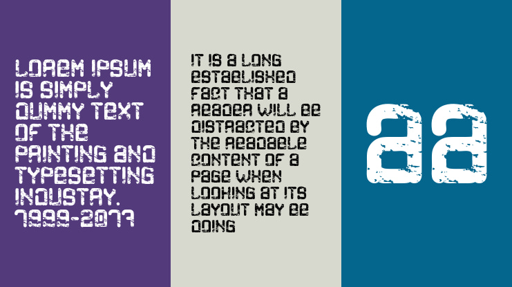 Cargo eroded Font Family