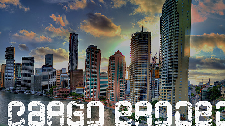 Cargo eroded Font Family