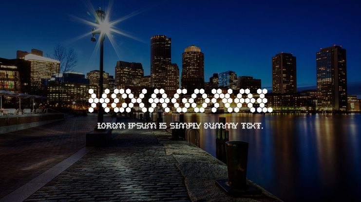 HEXAGONAL Font