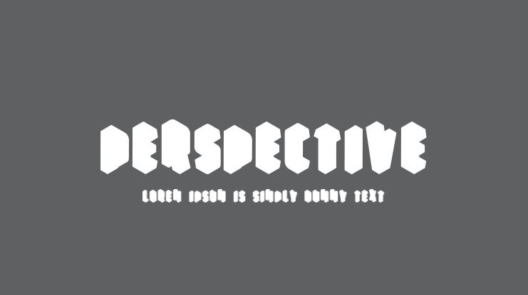 Perspective Font