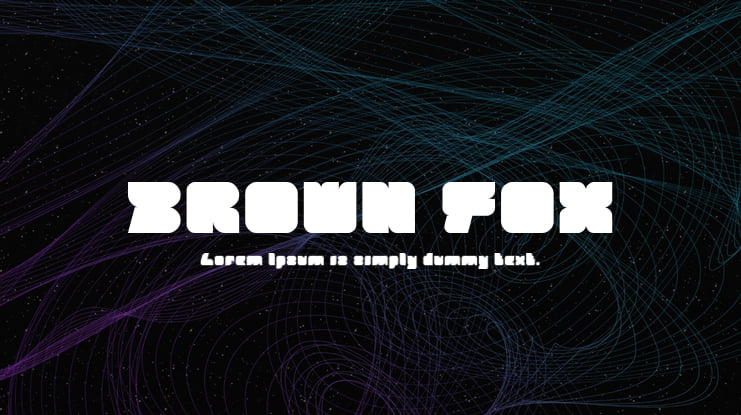 BROWN FOX Font Family
