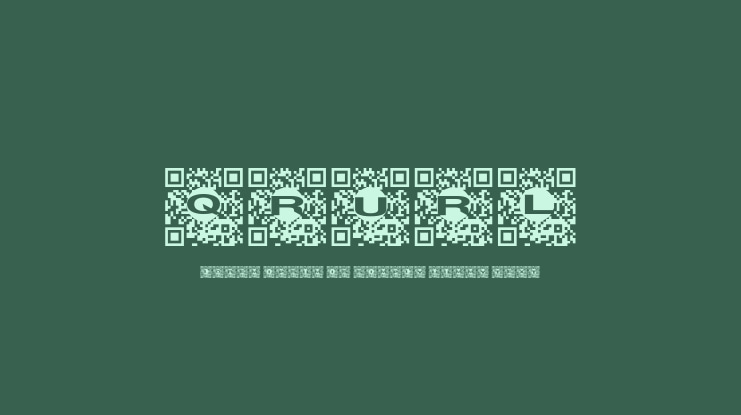 Qrurl Font