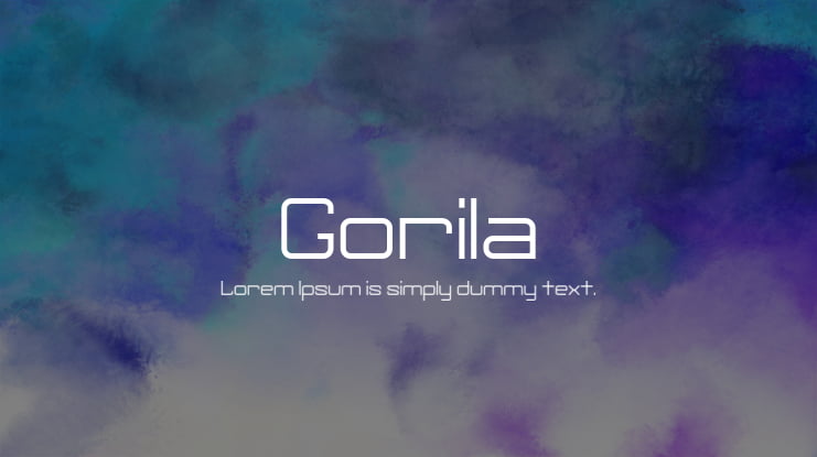 Gorila Font Family