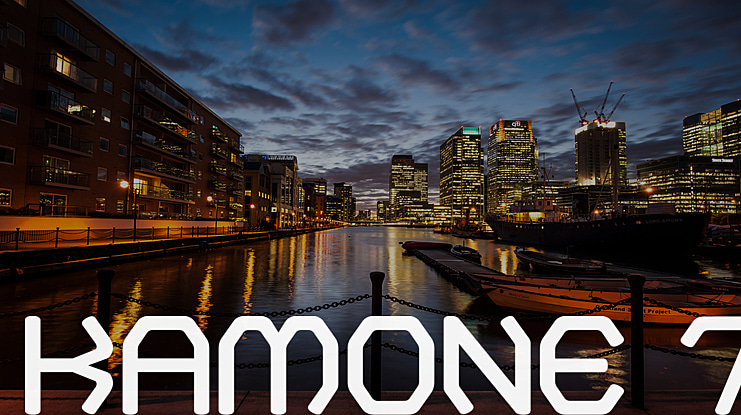 Kamone 7 Font