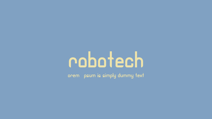 robotech Font