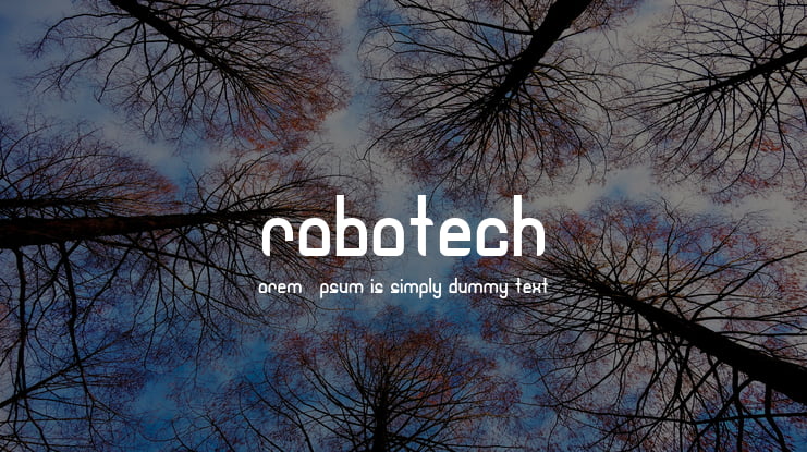 robotech Font