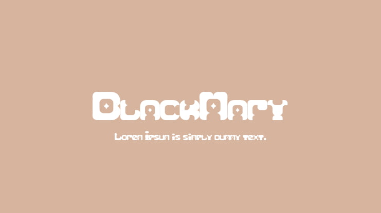 BlackMary Font