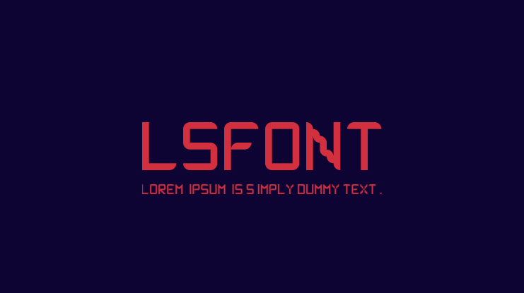 lsfont Font